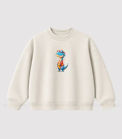 دورس باکسی یونیسکس طرح Dinosaur کد 1635