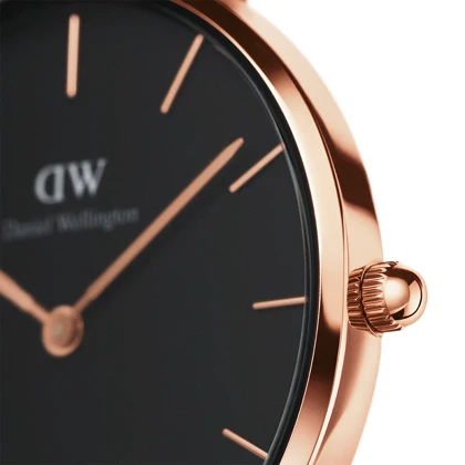 ساعت دنیل ولینگتون زنانه بند چرم مشکی DW-3543-L