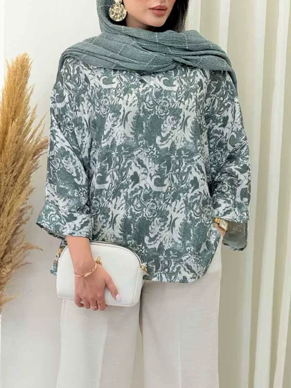 مانتو پانچ طرح دار