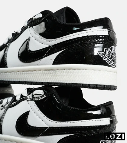 کفش کتانی مردانه سفید مشکی نایک NIKE jordan 1