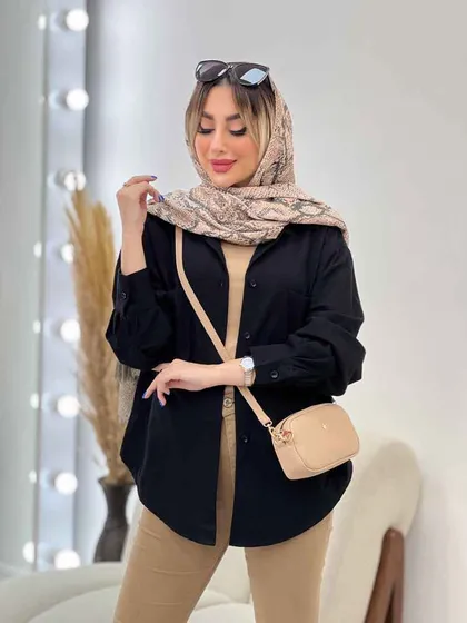 مانتو دو جیب ترنگ