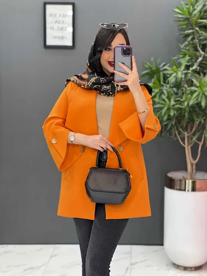 مانتو مازراتی آستین مثلثی