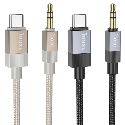 کابل صدا تایپ سی به AUX هوکو hoco مدل UPA32B Clever طول 1 متر