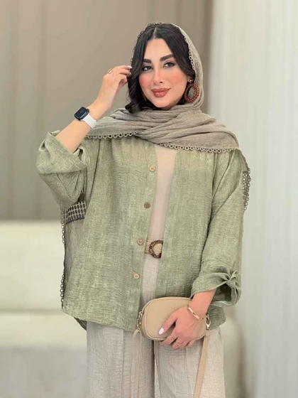 مانتو آستین پاگن روشا