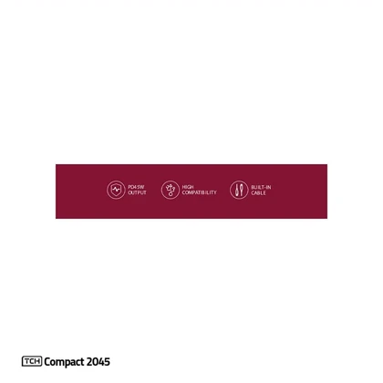 پاور بانک تی سی اچ TCH مدل Compact 2045 ظرفیت 20000 میلی آمپر 45 وات