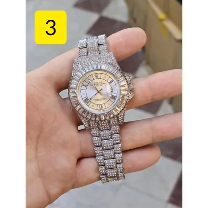 ساعت رولکس نگینی اورجینال در 8 رنگ
