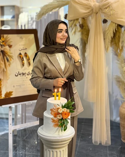 کت و شلوار زنانه گاباردین الیسا