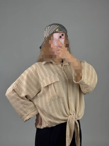 شومیز گره‌ای مدل آناهید کد 50247