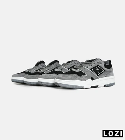 کفش کتانی مردانه و زنانه طوسی مشکی NEW BALANCE 550