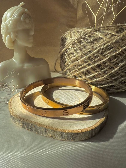 دستبند کارتیه عمری پهن