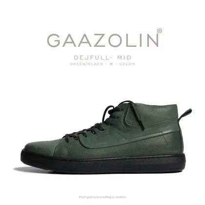 کتانی نیم‌ساق دژفول گازولین سبز - GAAZOLIN Dejfull-Mid Green/Black W