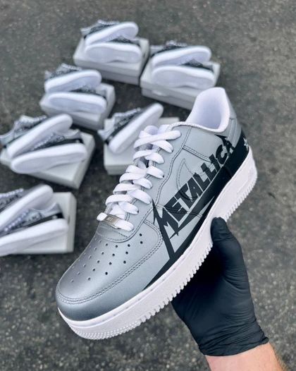 کفش کاستوم متالیکا | metallica custom airforce کد 257206