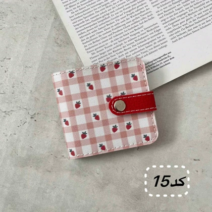 کیف پول جیبی دخترانه2 (کارت و اسکناس) چرم مصنوعی فانتزی 4 جای کارت ابعاد 1010