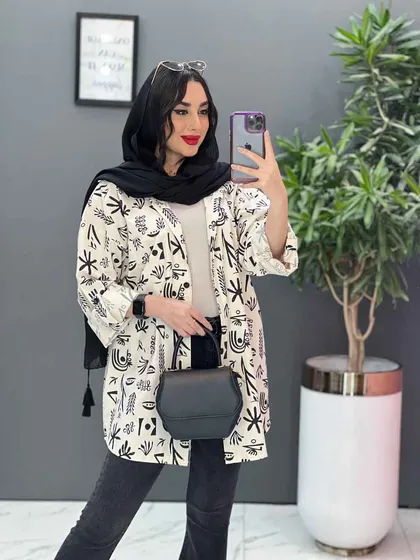 شومیز طرحدار سنتی