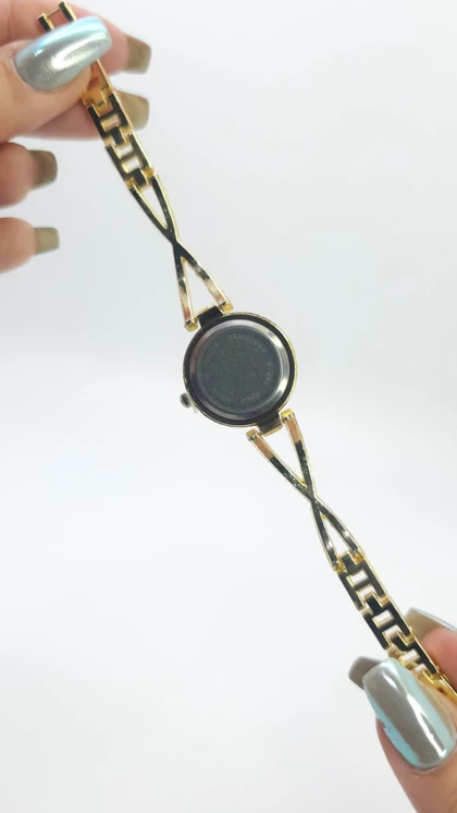 ساعت مچی زنانه مجلسی EHHE نگین‌دار با موتور کوارتز