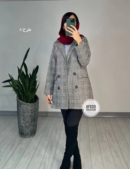 پالتو آستردار شقایق
