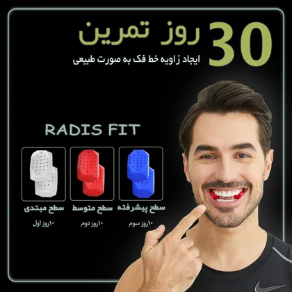 زاویه ساز فک رادیس فیت مدل Full Weight بسته شش عددی