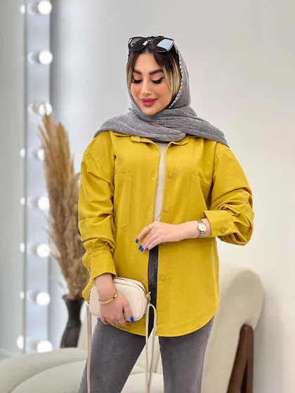 مانتو دو جیب ترنگ