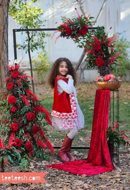 جلیقه یلدایی مخمل قرمز