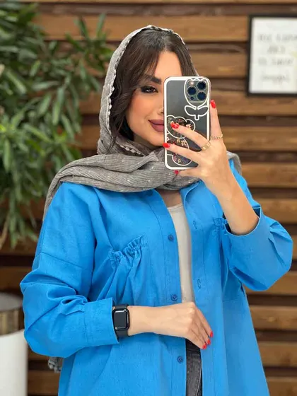 مانتو لینن سرجیب گت دار