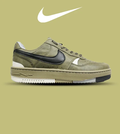 کفش کتانی مردانه و زنانه سبز مشکی نایک Nike Gama Force Sail مدل 6783