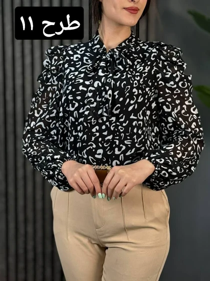 شومیز آستین پف کد 1767