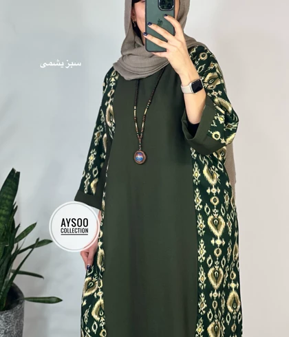 پیراهن مانتویی شیدا