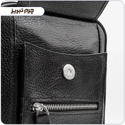 کیف دوشی مردانه چرم مدل WF96