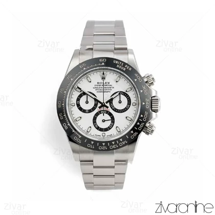 ساعت رولکس دیتونا مردانه سه موتوره نقره ای مشکی 102072