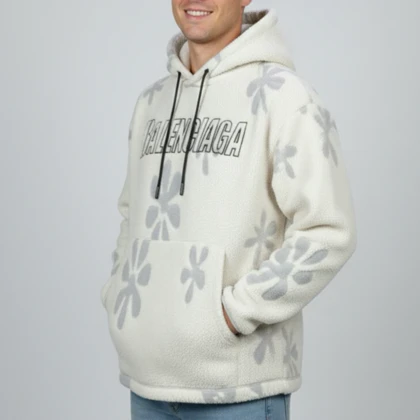 هودی تدی پشمی رنگ سفید