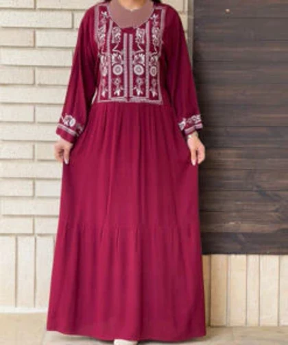پیراهن مشکی محرمی نخی 6938