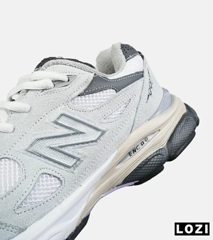 کفش کتانی مردانه و زنانه طوسی سفید NEW BALANCE 990 مدل 8746