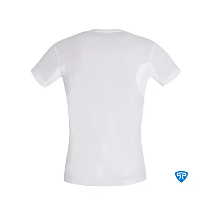 تیشرت ضدتعریق مردانه یقه گرد سفید
