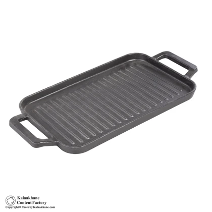 چدن سرو مستطیل 26*17 با چوب و کاسه کد 7018