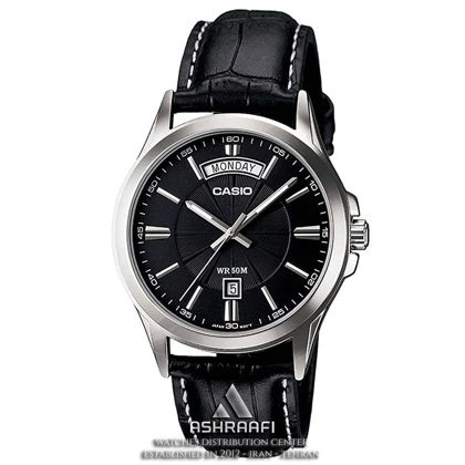 ساعت کاسیو بند چرمی Casio MTP-1381L-1AV