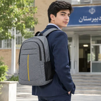 کوله پشتی طوسی CAT مدل Maham