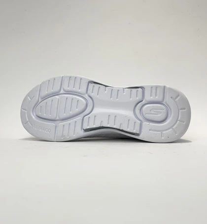 کفش راحتی اسکچرز جورابی بدون بند طوسی روشن