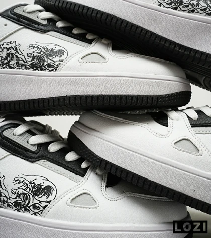 کفش کتانی مردانه سفید NIKE AirForce Draw