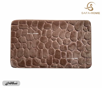 پادری مخمل طرح سنگ 45*75 سانتی متر