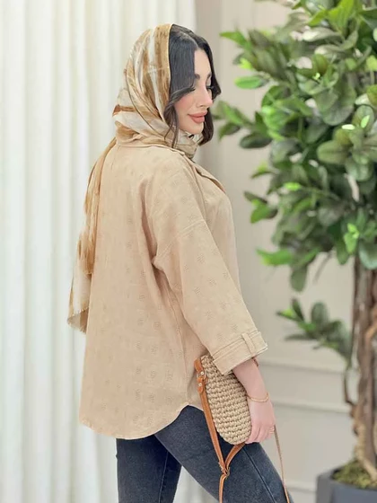 شومیز تک جیب پیله آستین پاگن
