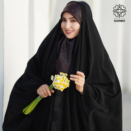 چادر عربی کرپ اندونزی