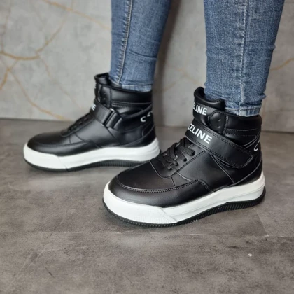 کفش دخترانه زمستانی سلین ساق‌دار