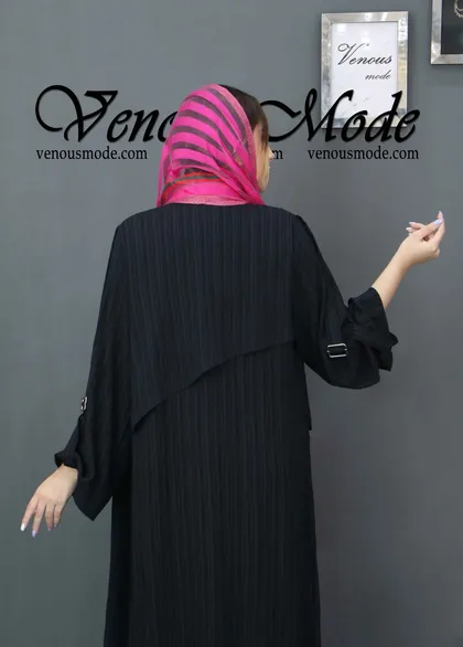 مانتو کریشه آستین سگگ دار