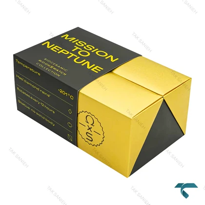 جعبه اورجینال ساعت امگا سواچ ماموریت به نپتون زرد Swatch-Box-7796-U