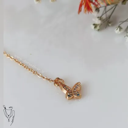 آویز ساعت پروانه