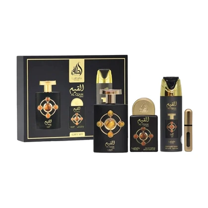 ست ادکلن لطافه Giftset Al Qiam Gold -3pc Lattafa Pride