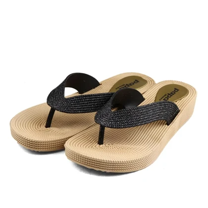 دمپایی لاانگشتی زنانه پاپا مدل ترمه