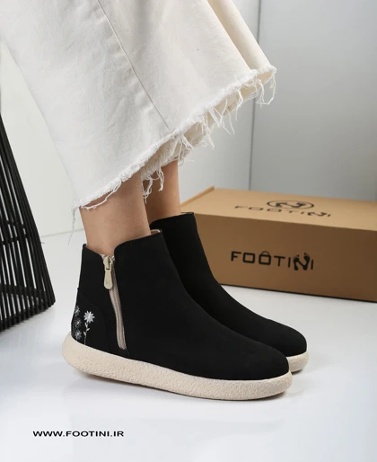 نیم بوت زنانه گلدوزی RZM