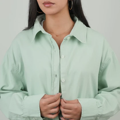 شومیز زنانه کتان کد 112