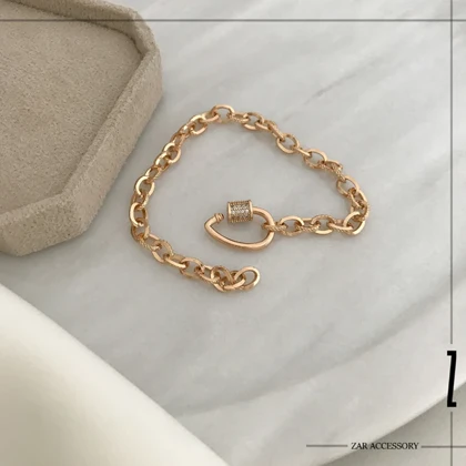 دستبند زنجیری قفل پیچی